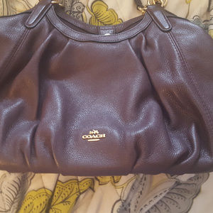 Coach Lily Shoulder Bag in Oxblood